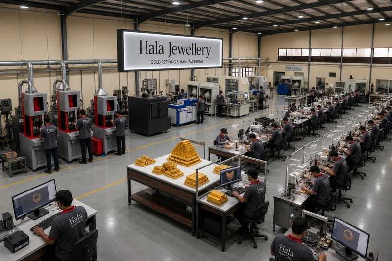 Crafting and manufacturing gold jewelry